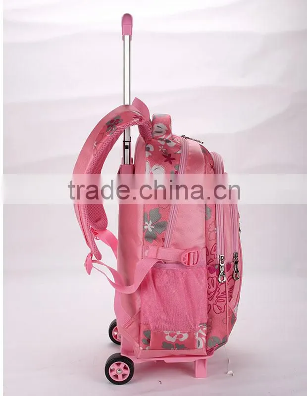good quality Kids trolley school bag 2016