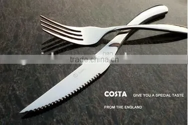 4pcs Stainless Steel Cutlery set with elegent design for wedding anniversary