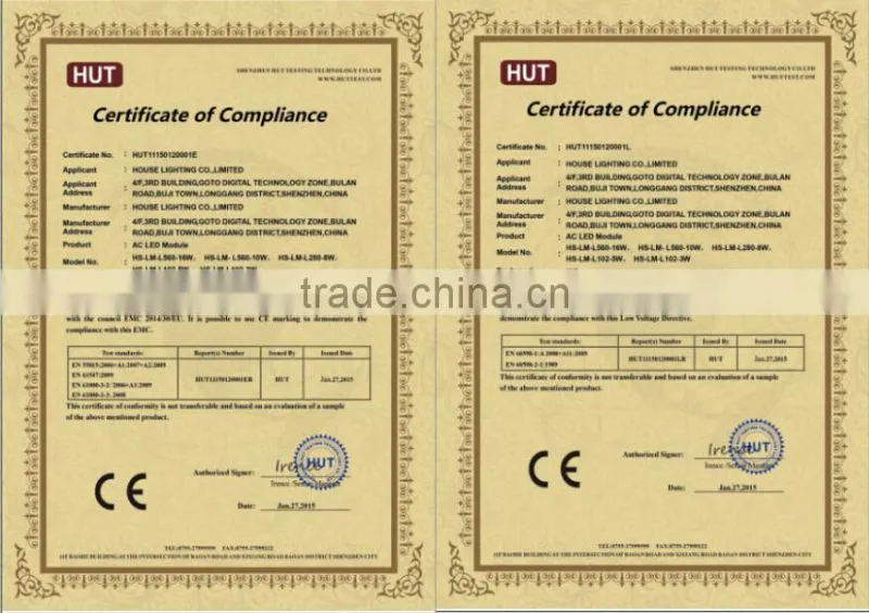 Indoor/outdoor project retrofit AC 230V linear led module 3W 102mm 8W 280mm 16W 560mm