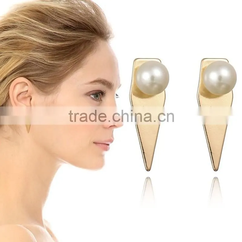 Front Back Ear Cuff Wholesale Handmade 18k Gold Plated Ear Cuff jewelry on Sale