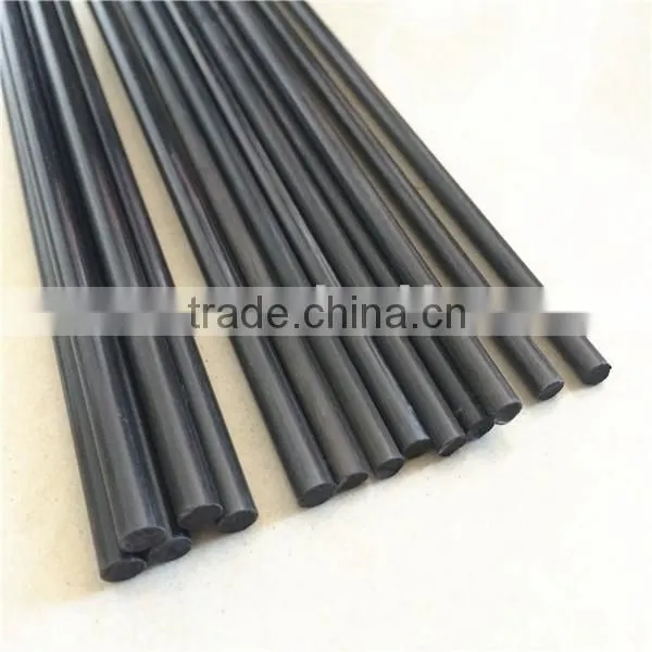 Different sizes solid carbon fiber rods from Weihai supplier with reasonable price
