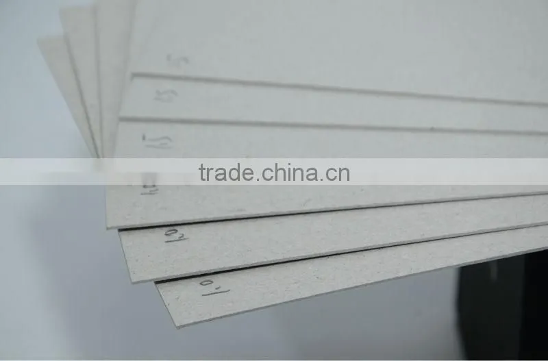 Laminated 3mm grey chipboard with white back