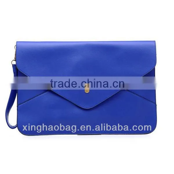 Envelope bag leather tote bag handbag 2014 from factory