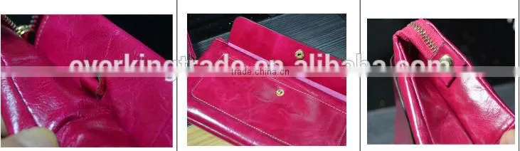 Hot Selling leather purse for ladies made in China