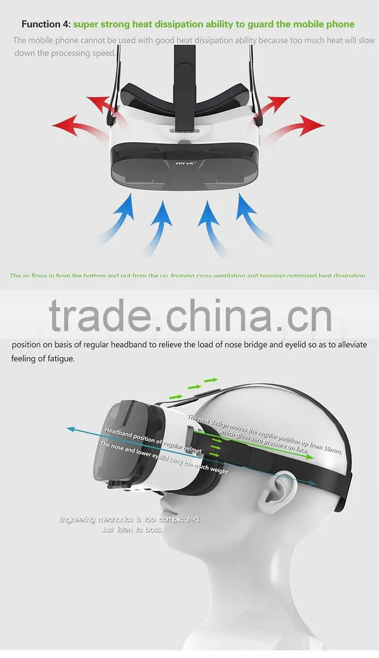 Vr box 3d glasses with game remote, Gaoxin private xnxx 3d video porn glasses virtual reality, 3d vr glasses virtual reality