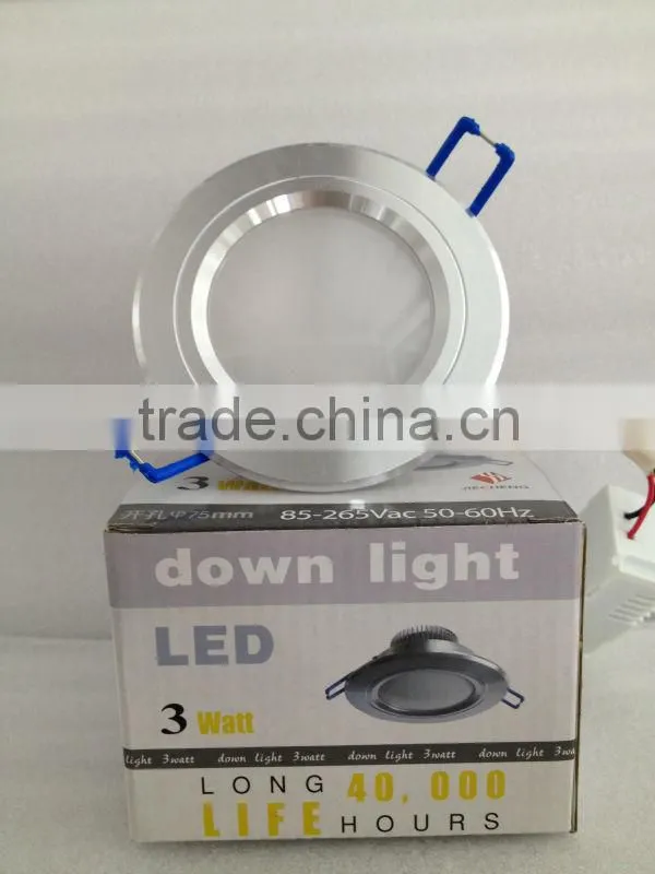 hot selling 2.5inch led downlight 3w (factory fast delivery)
