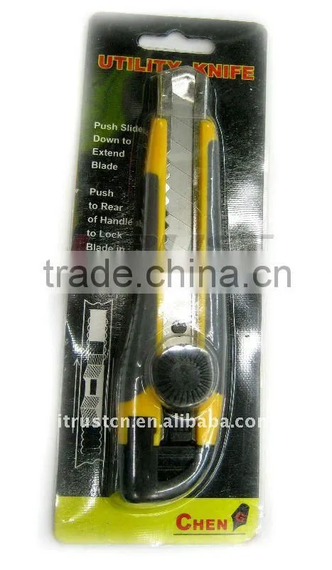 utility knife, cutter knife with 3 blade