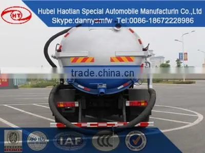 IVECO vacuum sewage suction truck self cleaning tank truck for sale