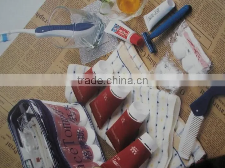 Disposable Hotel and Travel Using Amenity Set