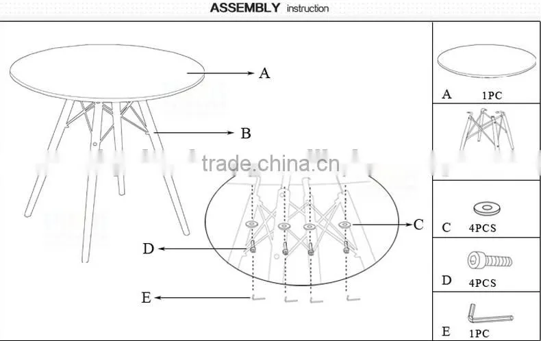 plastic children table and chairs , modern kids table for sale HYT-01