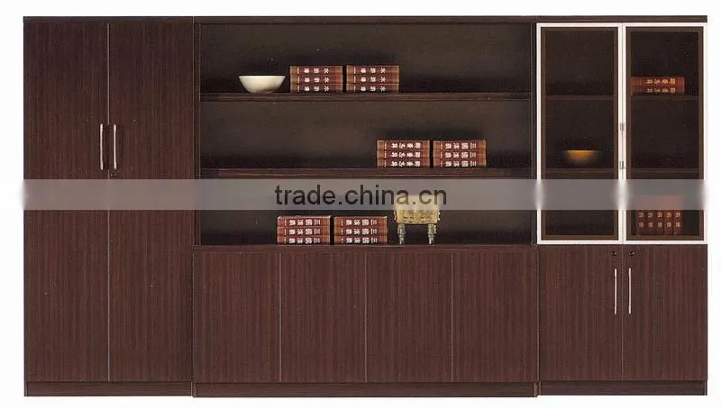 black antique bookcase