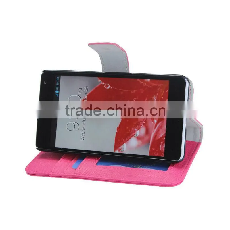 Stand Case Cover For LG E975 Optimus G With Card Holder