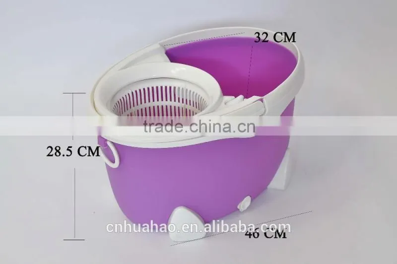 long handle telescopic magic spin mop with cleaning bottle
