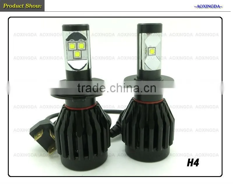 waterproof wholesale 80w h4 led headlight bulb kit hi low beam