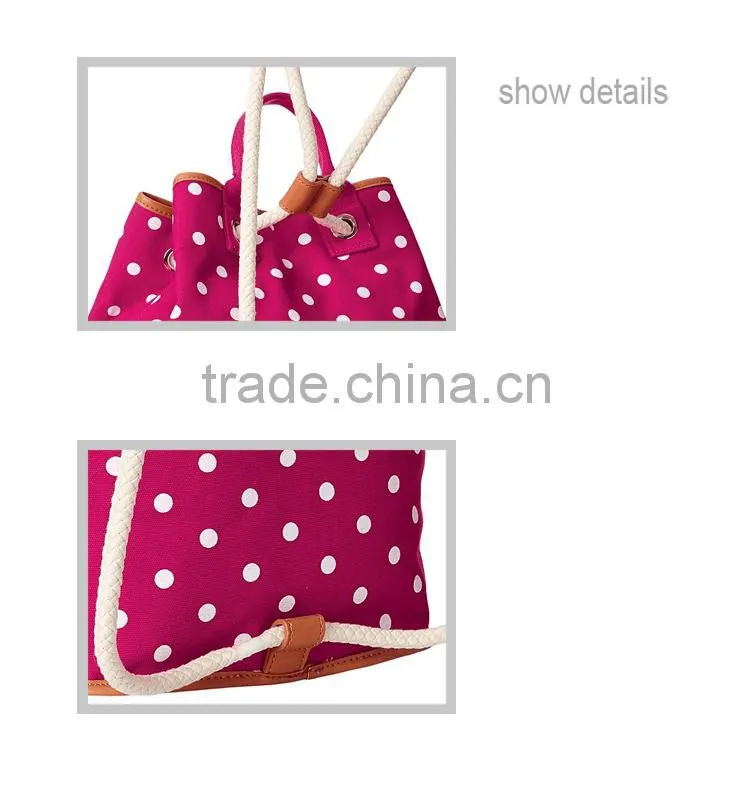 high quality design your logo custom drawstring backpack