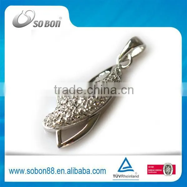 alibaba china whole silver jewelry 925 sterling silver hollow heart pendant