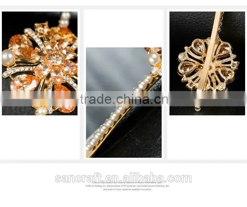 Two colors fine decorative fine hair claws