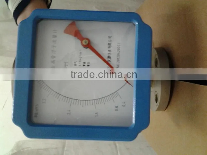 Pointer metal tube rotameter