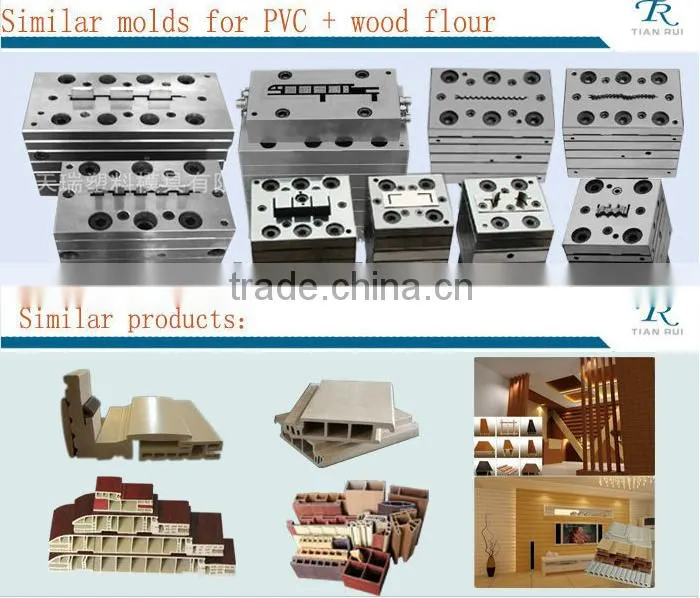 Can Be Customized Extruded PVC Wood Decorative Board Mould