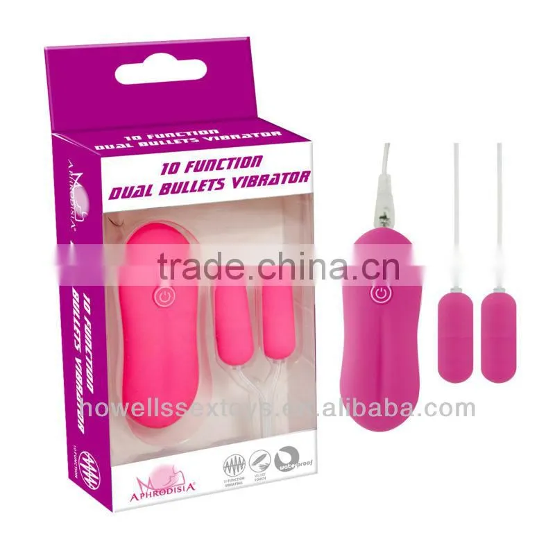 sex game 10 mode female double bullet vibrator sex toy
