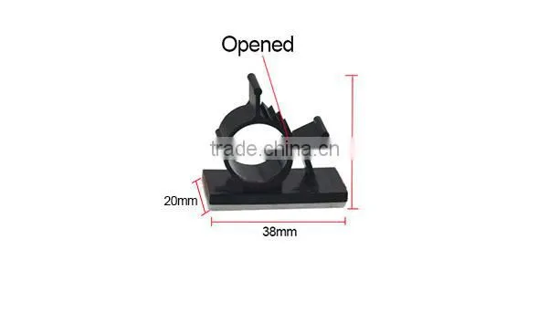 Strong adhesive Car Console Bracket Retaining Clip with double opened