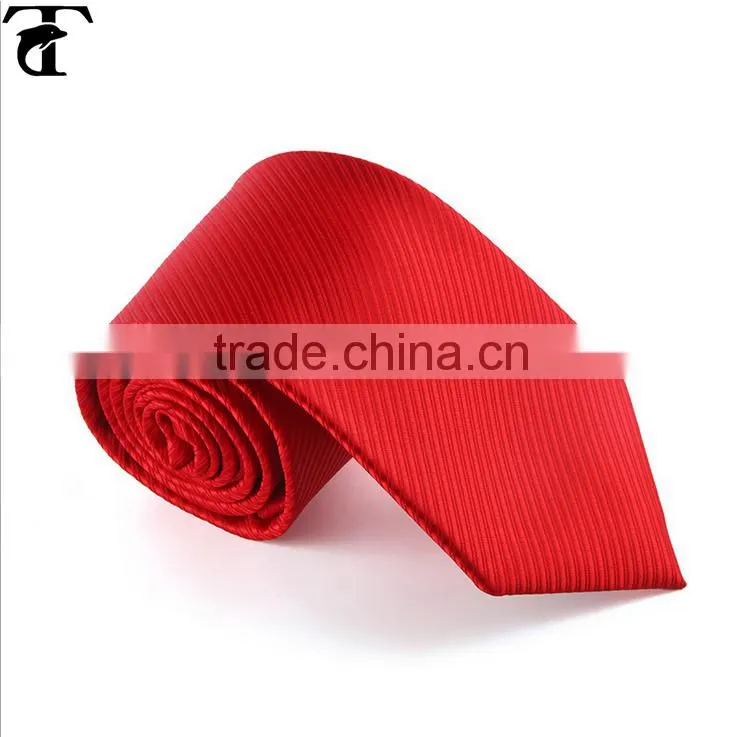 fashion printing design weddiing tie red party necktie for mens