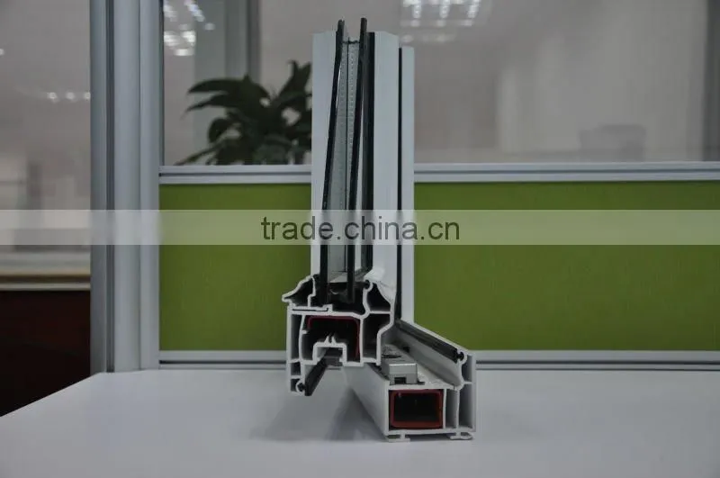 Star product pvc window frame--CONCH France 60 casemnet window plastic profiles