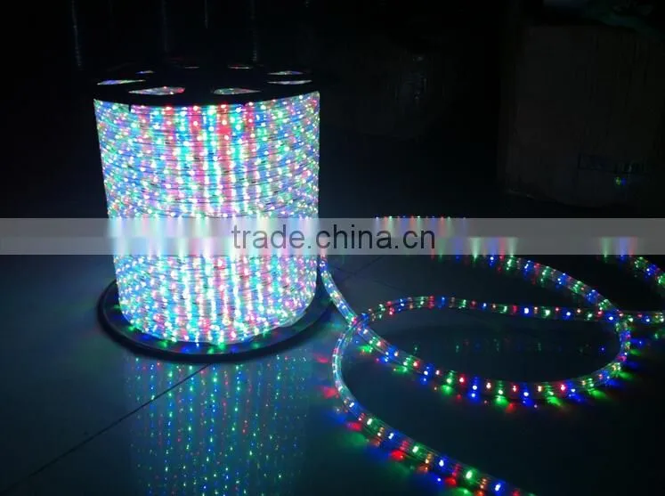 Dmx rgb rope light led 2 wire chrismas rope light