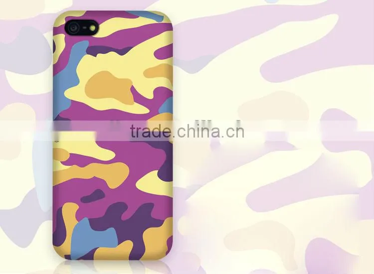 Camo print hard Mobile Phone Case cover for iphone 5c