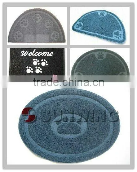 PVC Coil Mat with Paw Prints