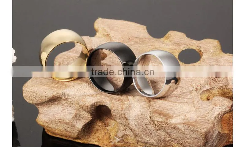 custom made stainless steel jewelry gold finger ring rings design for men with price