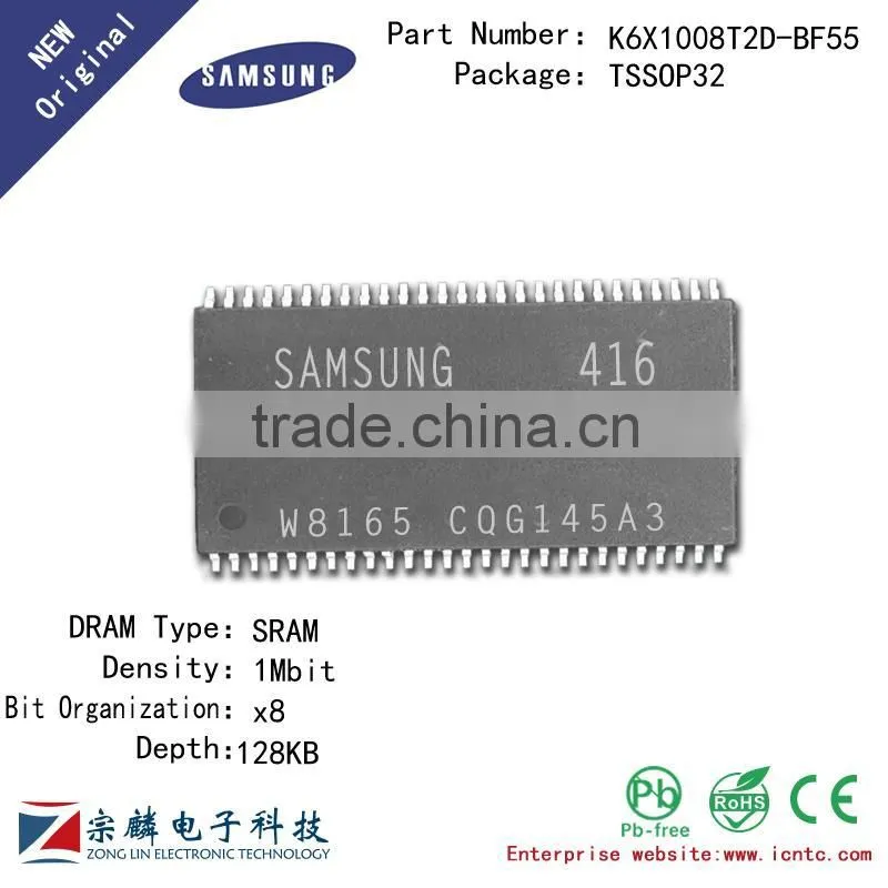 Genuine original K6X1008T2D-BF55 TSSOP32 128K x8bit SRAM Flash Memory RAM