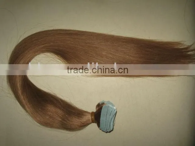 Russian remy tape hair extensions 24" silk straight 40pcs/bag