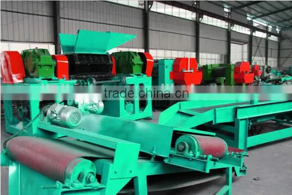 scrap tire recycling equipment / waste tire recycling machine