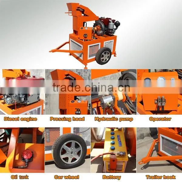 WT1-20 low price clay brick in dubai ecological bricks machine with earth