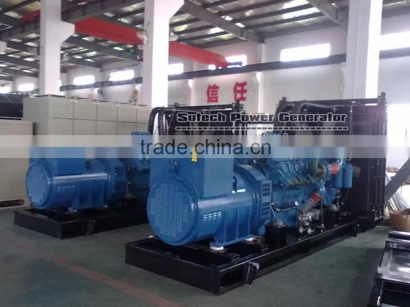 Hot! 1400 KVA/1120KW MTU diesel generator with Germany original 12V4000G23R MTU engine