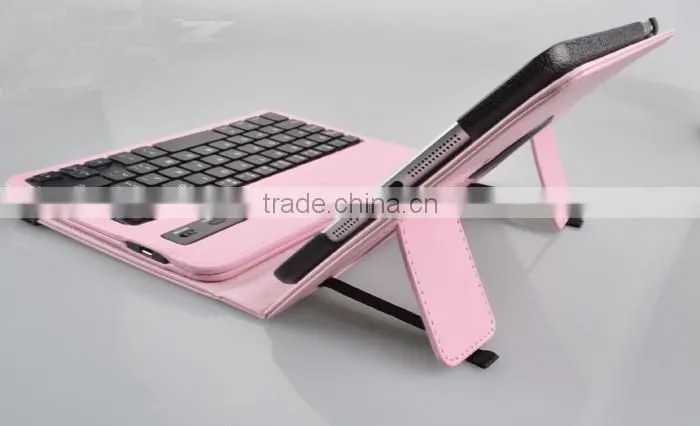 Folding PU and Silicon material bluetooth keyboard mini case mini bluetooth keyboard