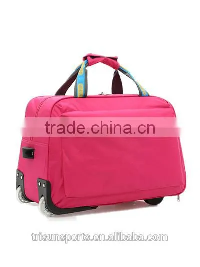 New fashion cute travel leisure duffel gym bag / trolley luggage