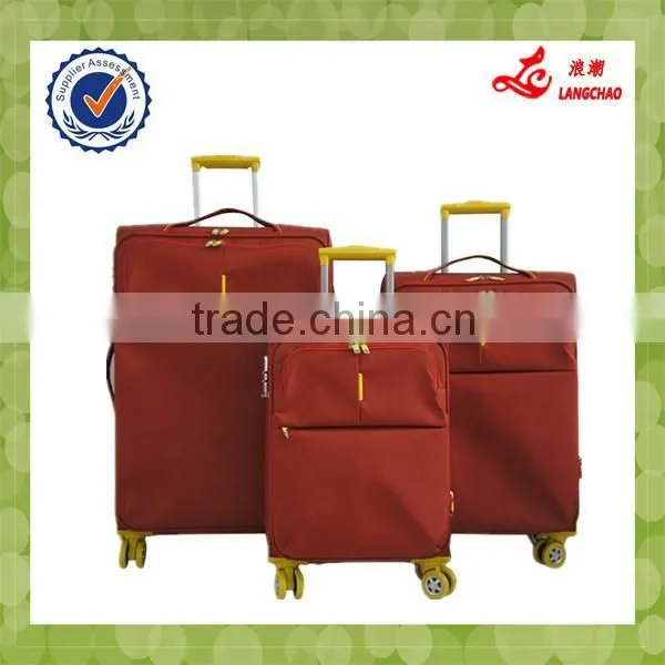 New material nylon four wheels travel luggage set travel luggage designer luggage sets