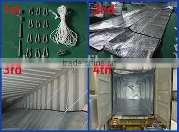 Aluminum foil thermal insulation container liner