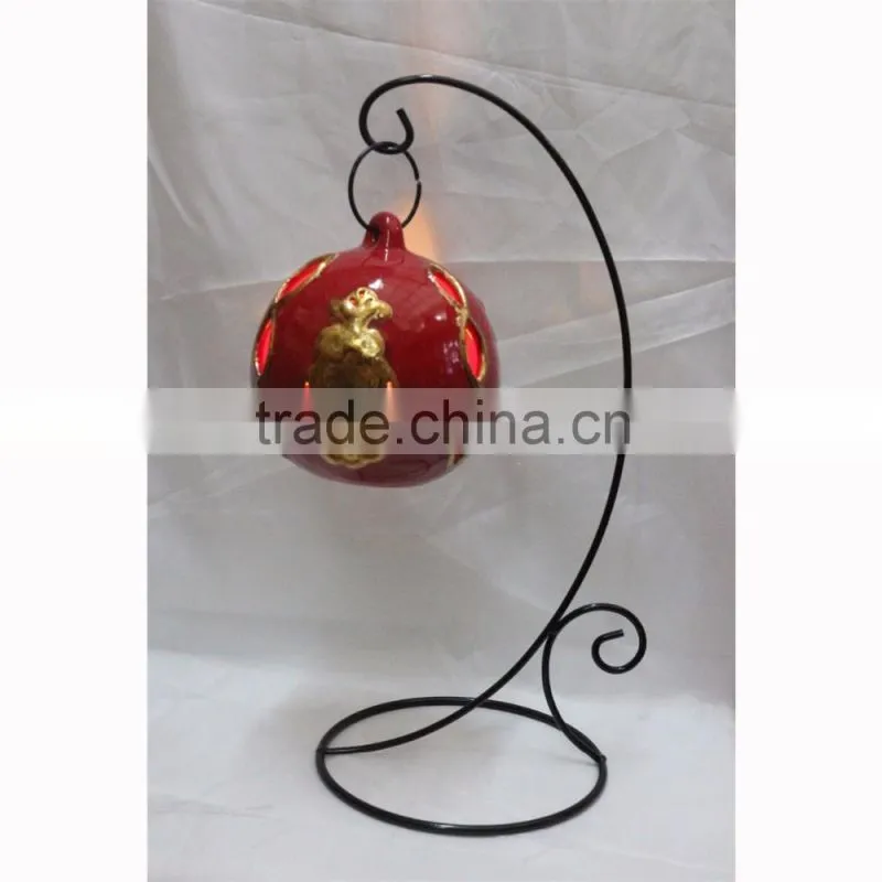 Christmas decoration ceramic tealight candle holder