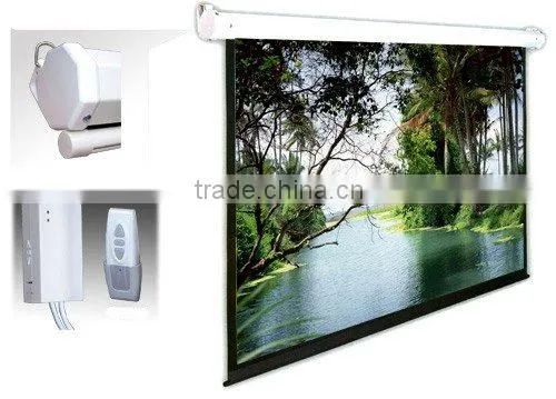 Motorized projection screen with remote control (World Cup)