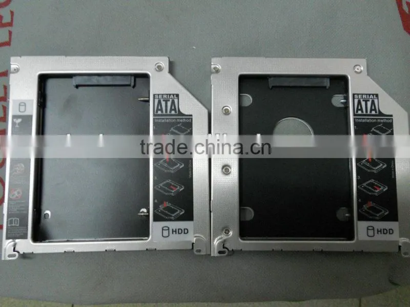 notebook 9.5mm SATA to SATA HDD caddy for mac with Cooling hole
