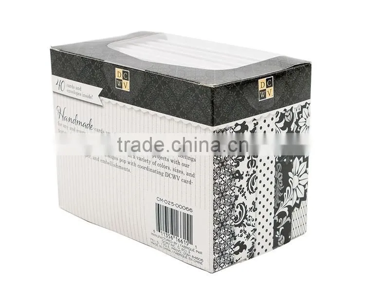 New plastic window clear pvc box
