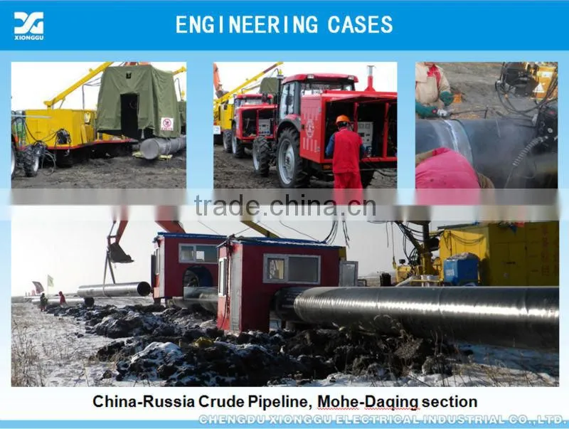 D7-500(N) IGBT Inverter pipeline multi-process welding machine with wire feeder and welding torch