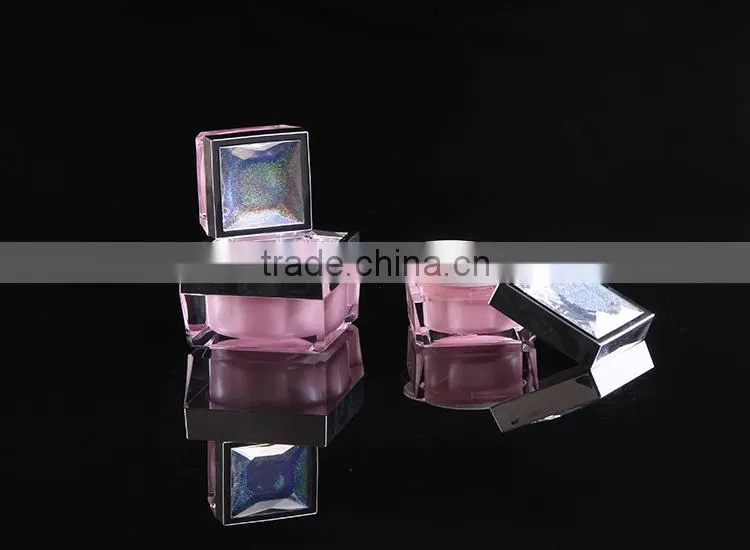 OEM Unique Lotion cosmetics cream acrylic bottle and jar