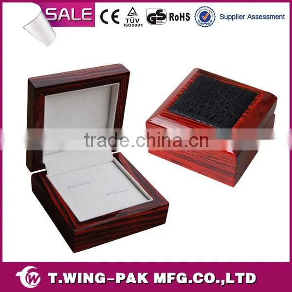 Classical Wood Lacquered Cufflink Box&Cuff Packaging Box