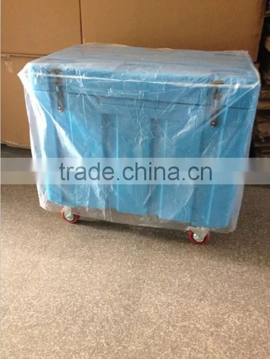 310L container with wheels for dry ice
