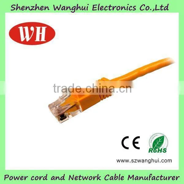 Good quality&high speed 4p 23AWG 3m cat6 utp patch cord