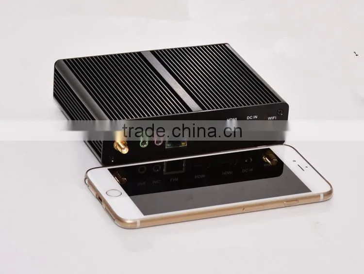 mini pc/mini chassis dual N2810/fanless HTPC/tv box/industrial personal computer with 8GB DDR3 1600MHz